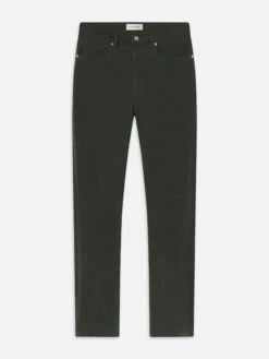 L'Homme Slim Brushed Twill -- Olive
