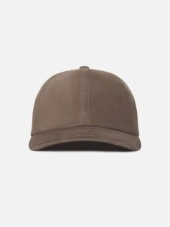 Frame Suede Cap -- Light Taupe