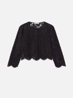The Lace Blouse -- Black